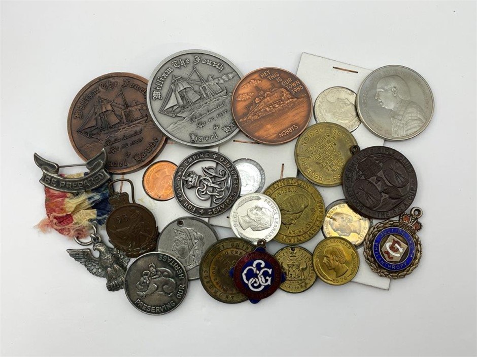 Approx. x22 Asstd AU Hutt River Prov. Coins & Commemorating Medallions