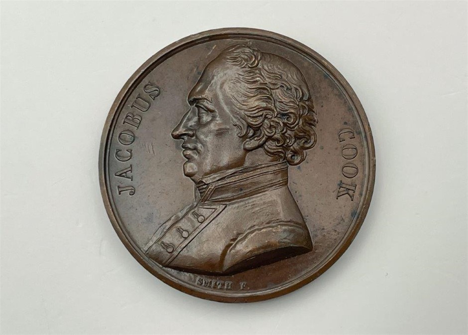 1823 Australian Historical Medal - James Cook