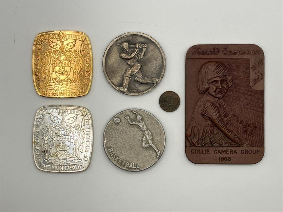 6 x Asstd AU Sports & Recreation medals & a rare medalet, C:1932-1971