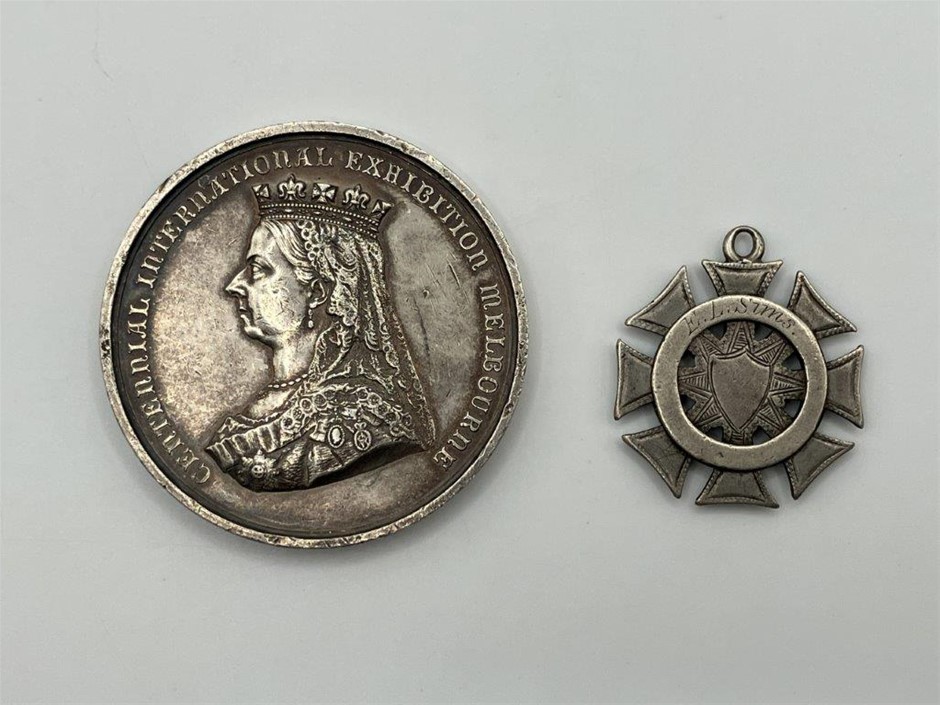 2 x AU Historical Medals, Melbourne & Juvenile Exhibitions 1879/1888