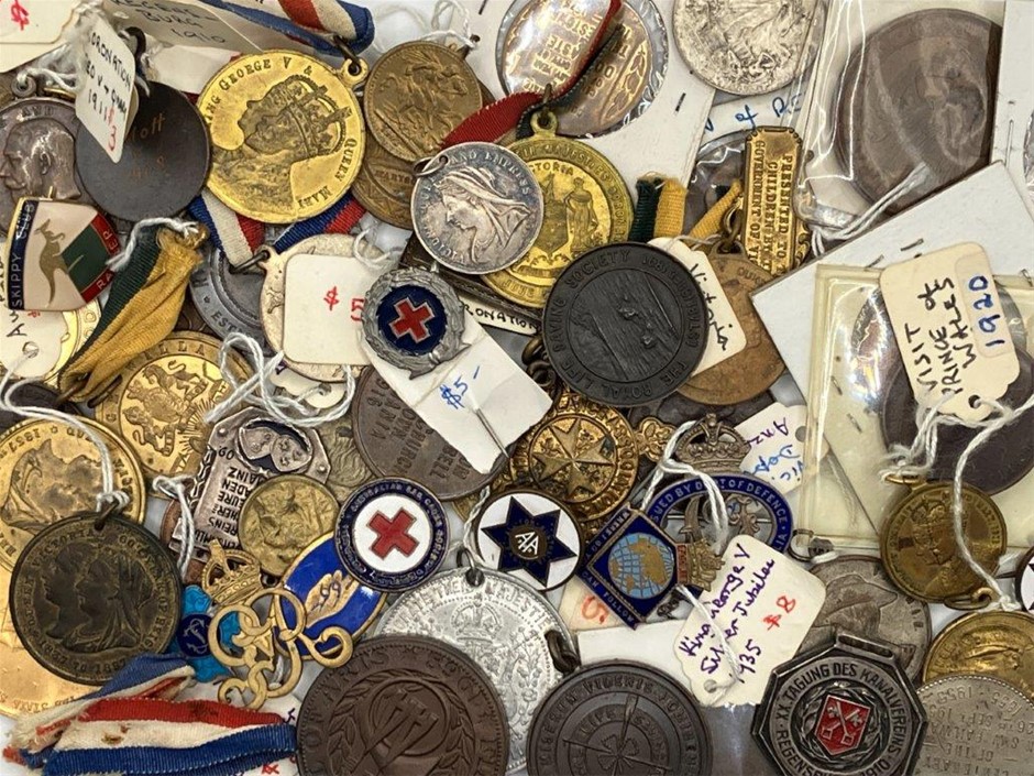 Approx. 59 x AU Historic & Commemorative Medals & Medalets C:1890-1950