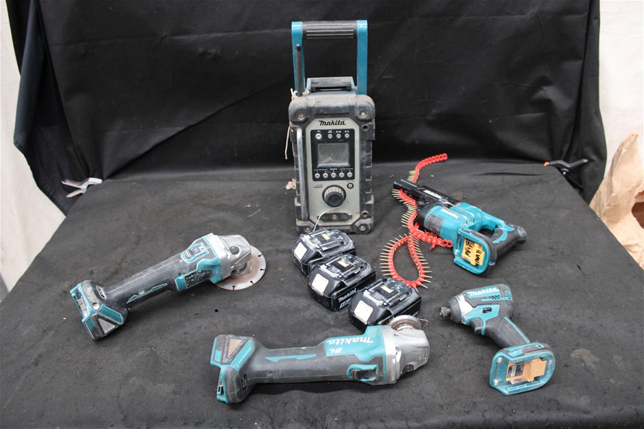 Assorted Makita Power Tools and Radio