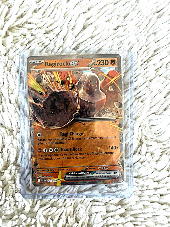 Regirock EX #101/182 Double Rare (RR) ENG