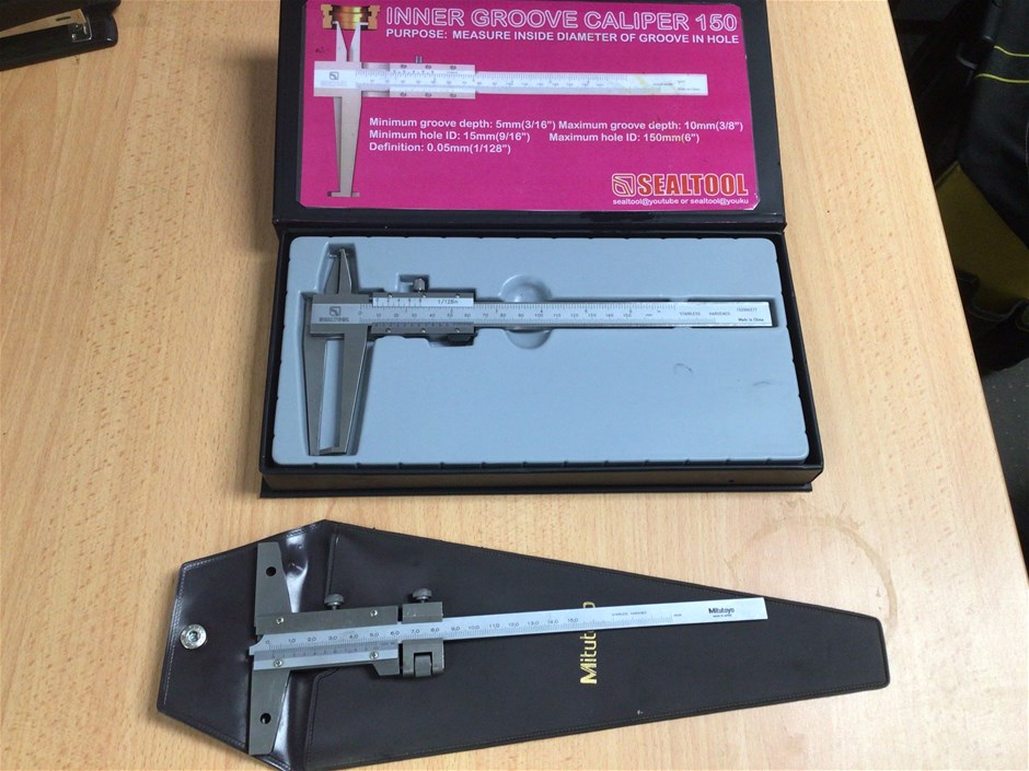 <p>Inner Groove Caliper & a Depth Gauge</p>