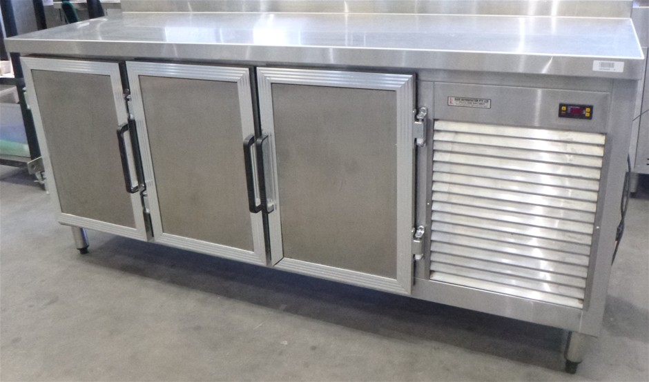 Under Bench 3 Door Fridge