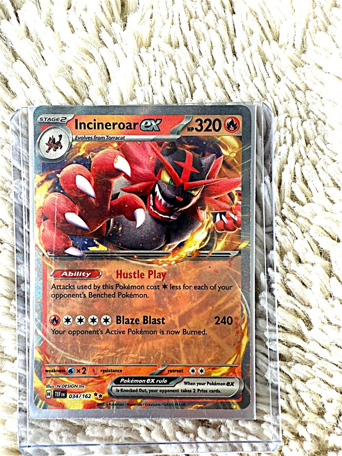 Incineroar EX 031/162 Double Rare – English