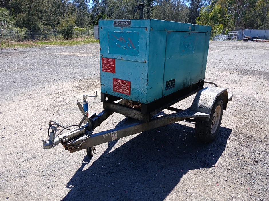 <p>Denyo Power DCA-25SPK-DA Trailer Mounted Generator</p>