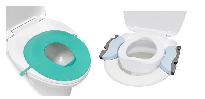 1 x PRINCE LIONHEART Tinkle to Go Reusable Portable Potty Seat & 1 x BABY U