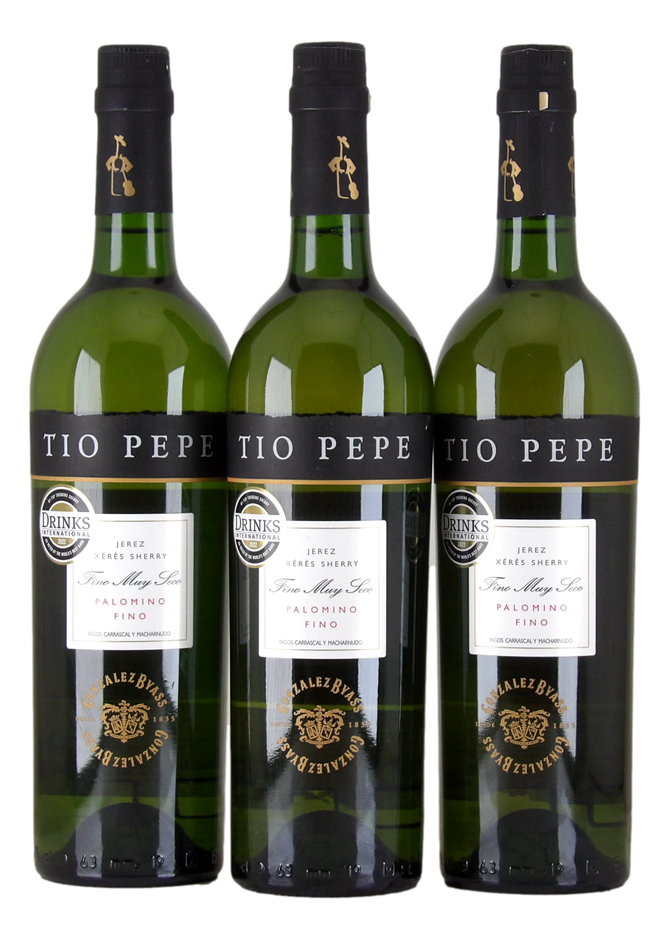 Gonzalez Tio Pepe Sherry Palomine Fino 2022, Jerez, Spain (3x 750mL)