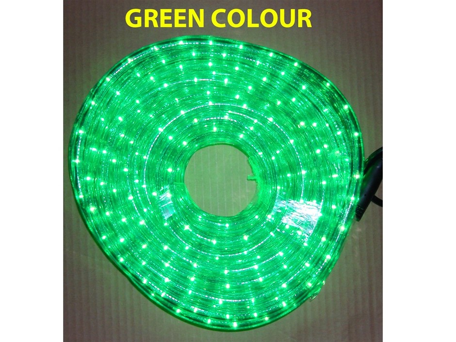 Christmas Light - 20m LED Rope Light GREEN colour - NEW xm-1920