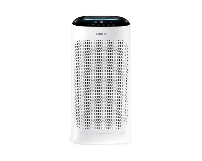 SAMSUNG Air Purifier with Wi-Fi, White, Model AX60T5080.