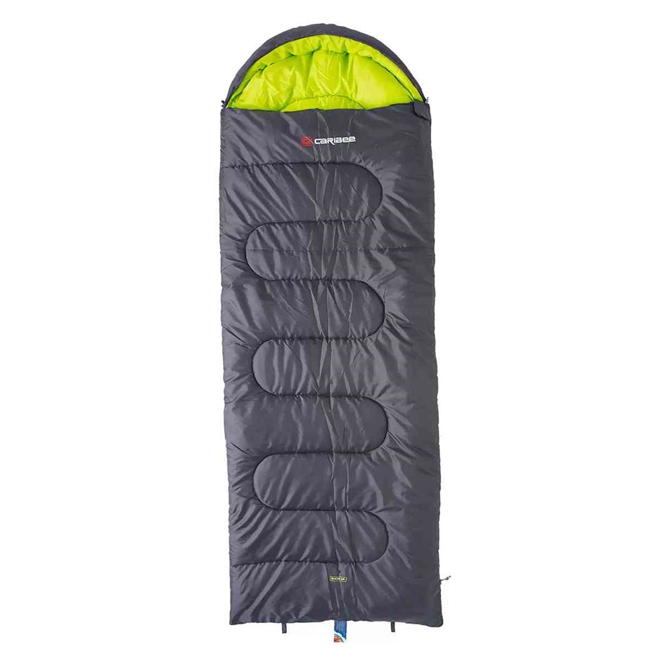 CARIBEE Glacial Bay Sleeping Bag, Adult Size Multipurpose Hiking Outdoors
