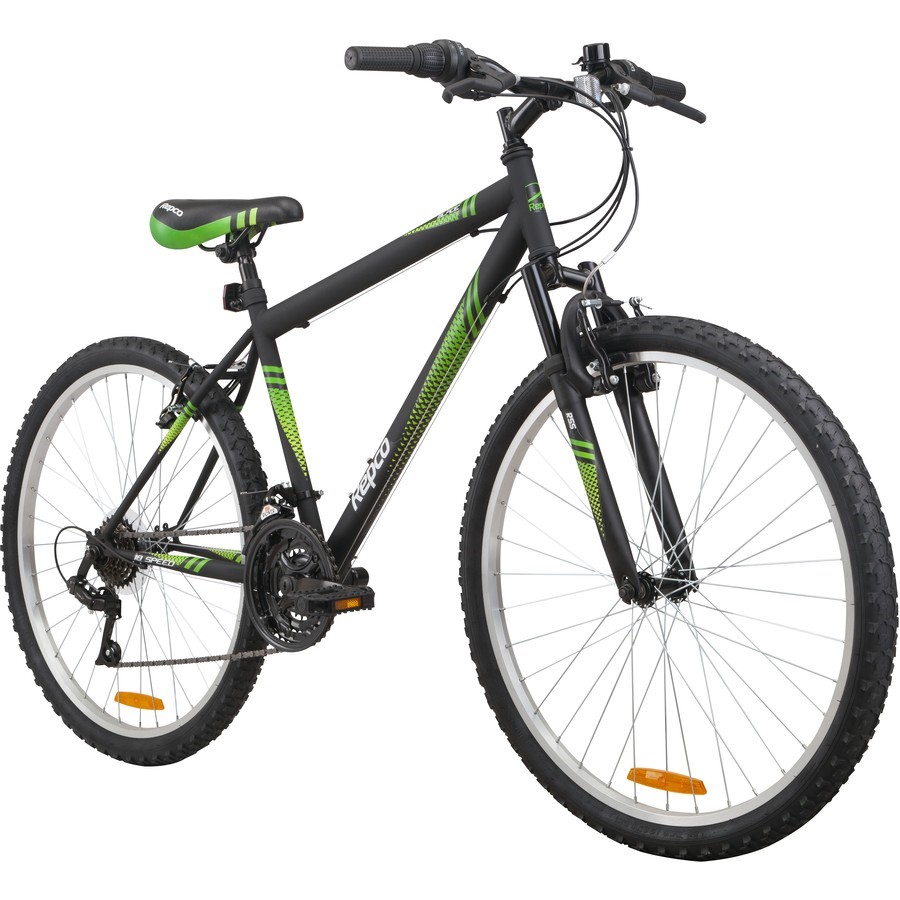 REPCO Blade 26 Mens Mountain Bike 66cm, Green/Black. NB: No Box, Has Been A