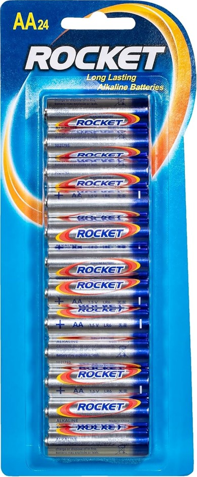 3 x ROCKET DOG AA Batteries (Pack of 24).