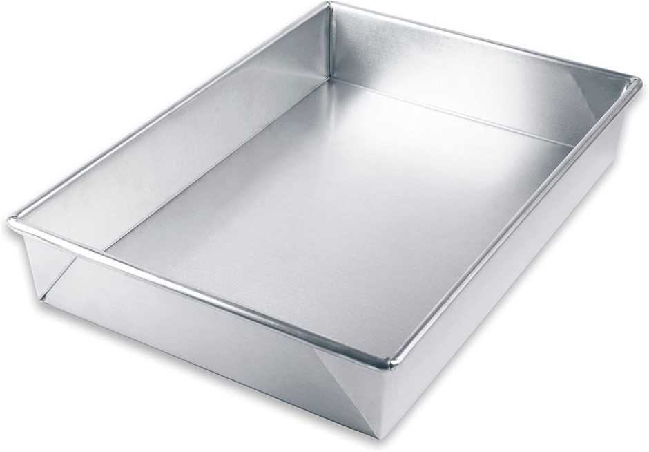 USA Pan Bare Aluminum Bakeware 1110RC-BB 9 x13 Rectangular Baking Pan Warp-