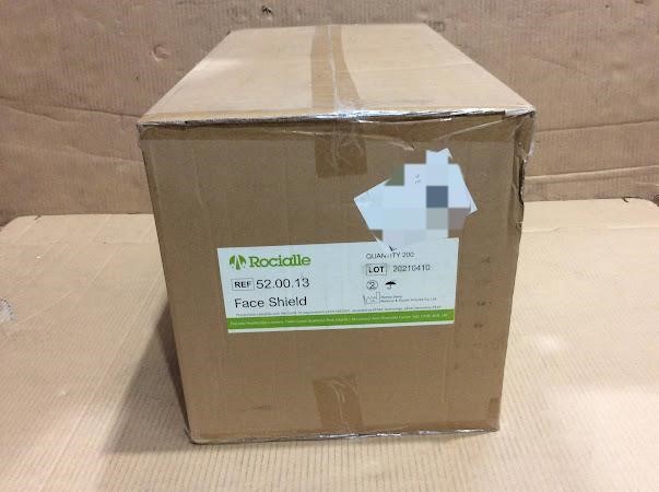 Rocialle FACE SHIELD Clear Anti-Fog Visor Lightweight Headband - New