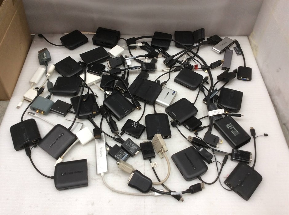Mixed Brand Video And Usb Adapter Lot
