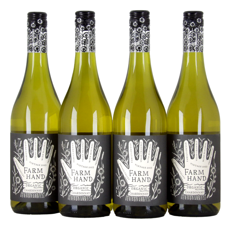 Farm Hand Chardonnay 2023  (4x 750mL), South Australia