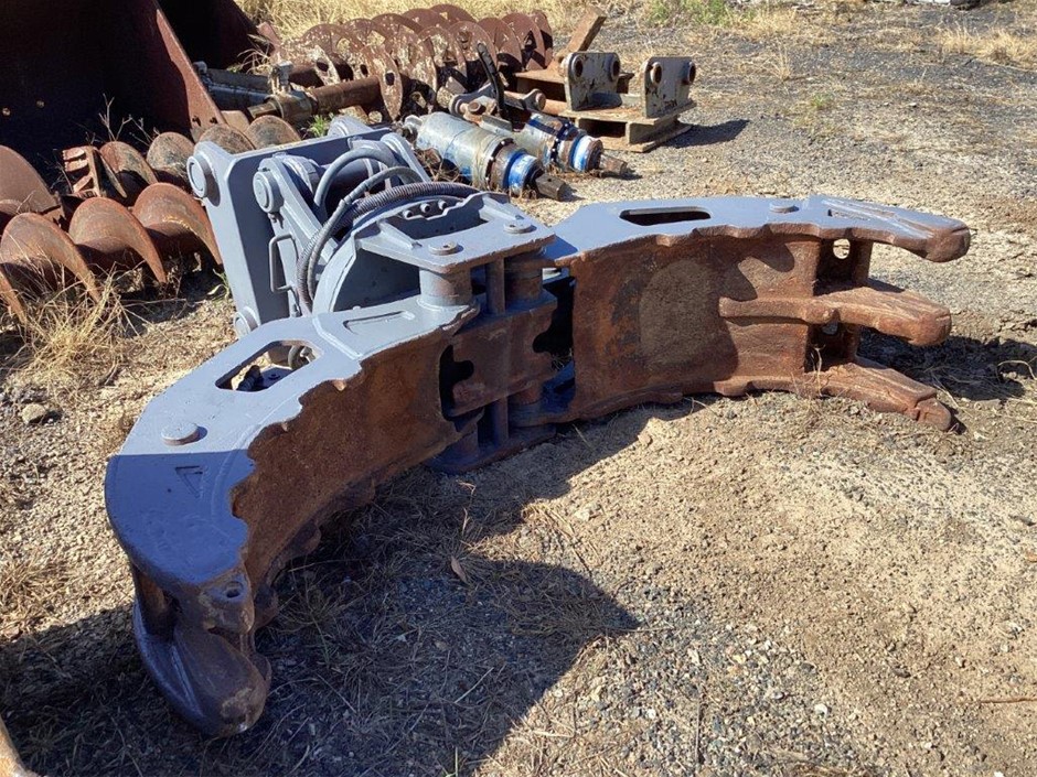 Hydraulic Excavator Rotating Grabs