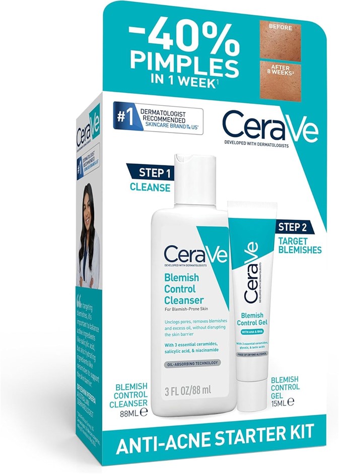 2 x CERAVE Anti-Acne Starter Kit For Travel. Buyers Note - Discount Freigh