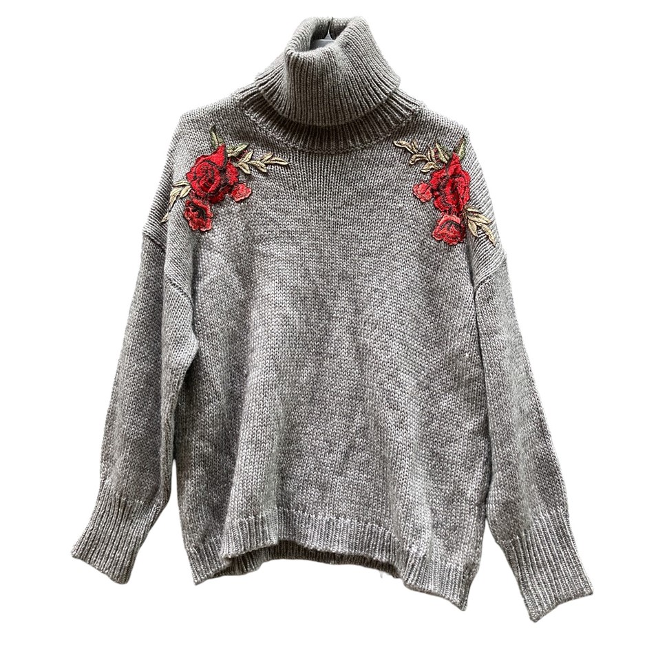 DOTTI Turtle Neck Knit Sweater, Size XS, Acrylic/Wool, Grey. RRP: $69.95.