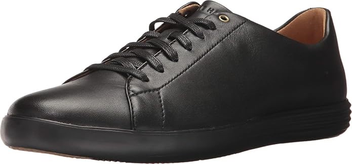 COLE HAAN Men's Grand Crosscourt II Sneakers, Size 12M, Black Leather, C266