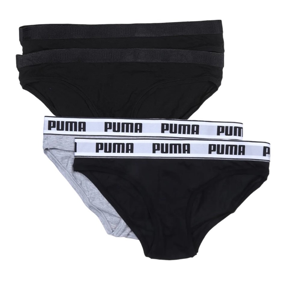 8 x PUMA Women's Bikini Underwears, Size L, Assorted Colours. NB: image for