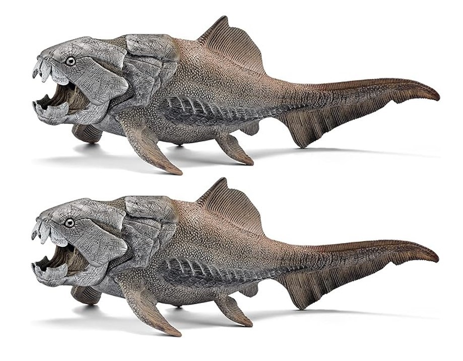 2 x Schleich Dinosaur Dunkleosteus Toy Figure SC14575