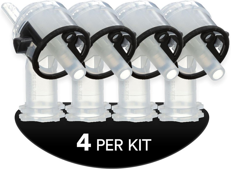 2 x 3M Accuspray 1.8 mm Atomizing Head Kit 4 atomizing Heads 1