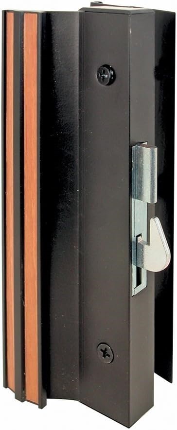 PRIME-LINE Products C 1071 Sliding Door Handle Set, Black/Aluminum.