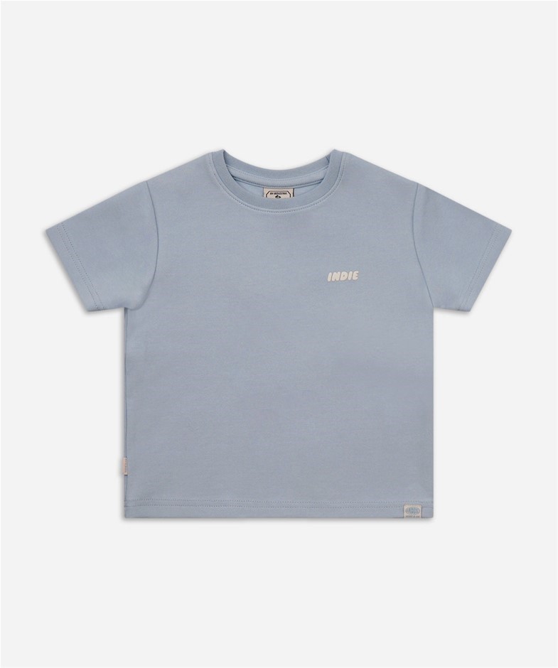 INDIE By INDUSTRIE Kids' The Bedford Tee, Size 14, Pool Blue. NB: minor mar