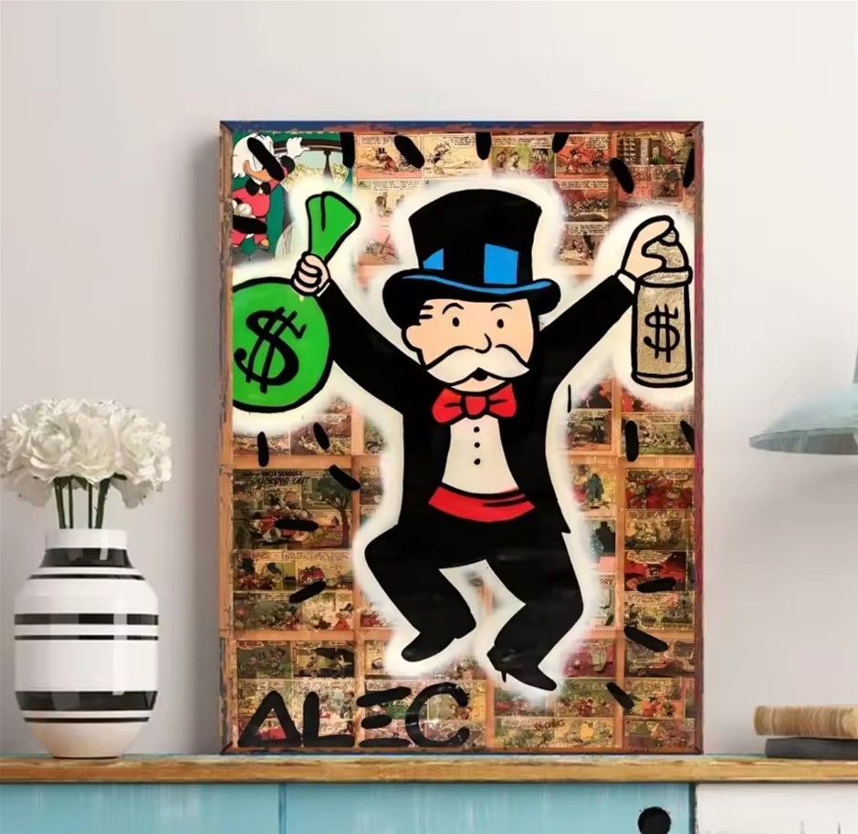 (After) ALEC MONOPOLY "RICH MAN" Poster Print