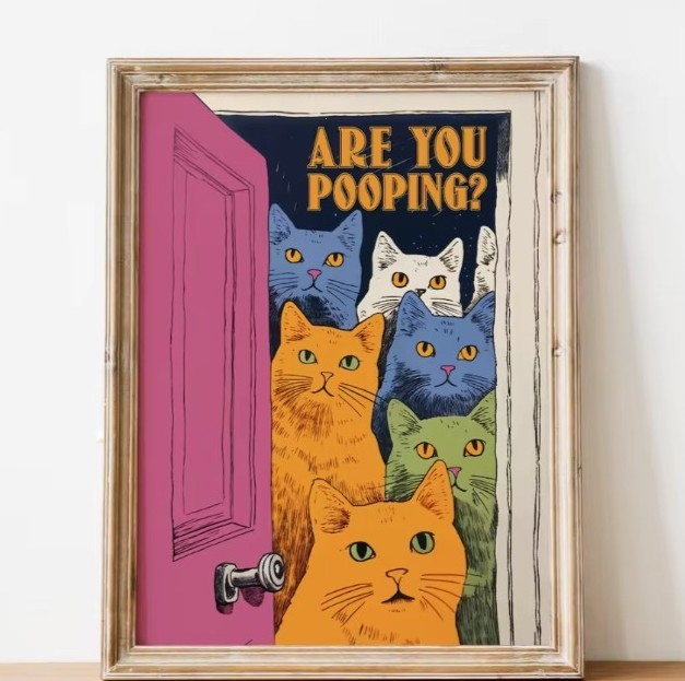 "ARE YOU POOPING" Canvas Print