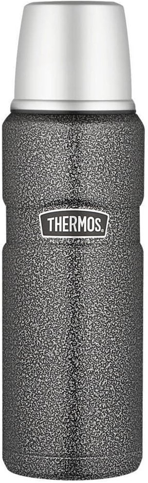 THERMOS Stainless King Vacuum Insulated Flask, 470ml Capacity, Hammertone