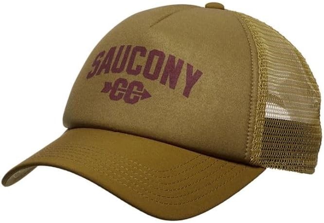 SAUCONY Foamie Trucket Hat, One Size, Bronze Graphic.