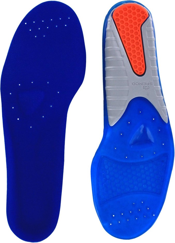SPENCO Gel Comfort Insoles, Size 2/38-40, 1 Pair