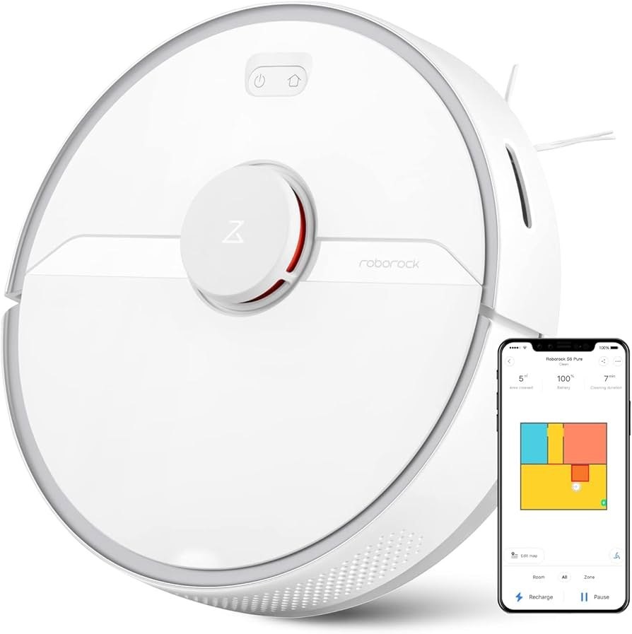 ROBOROCK S6 Pure Robotic Vacuum Cleaner. Unit Only NB: Used - test ok