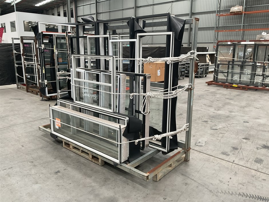 Assorted Alloy Window Frames x 15