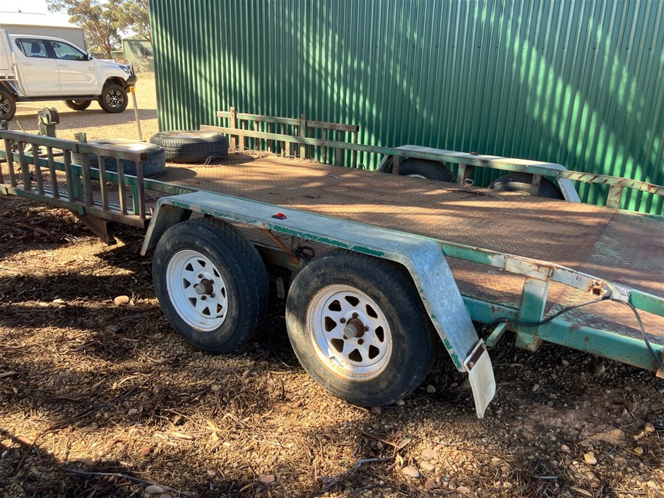 2008 Kimseed Car Carrier Trailer And Kimseed Contour Seeder Package