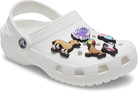 CROCS Jibbitz Animal Shoe Charms, Fun Animal Friends, 5 Pack