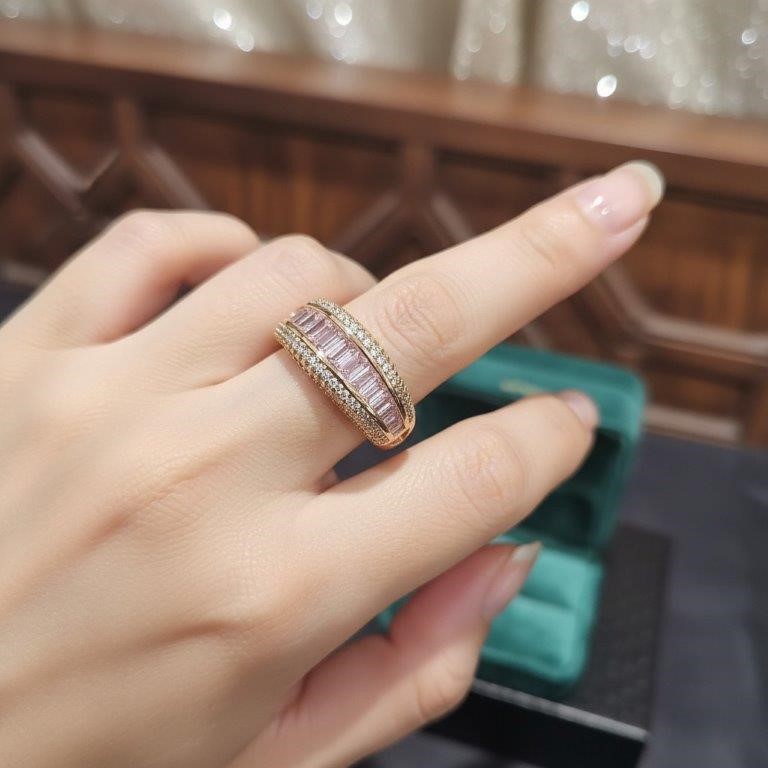 18KGF/Italy Solid Yellow Gold Filled Ring -(stamped)-Warranty Quality-9US