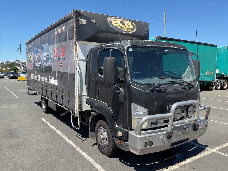 <p>2008 Isuzu FH FRR600 4 x 2 Curtainsider Auto Rigid Truck</p>