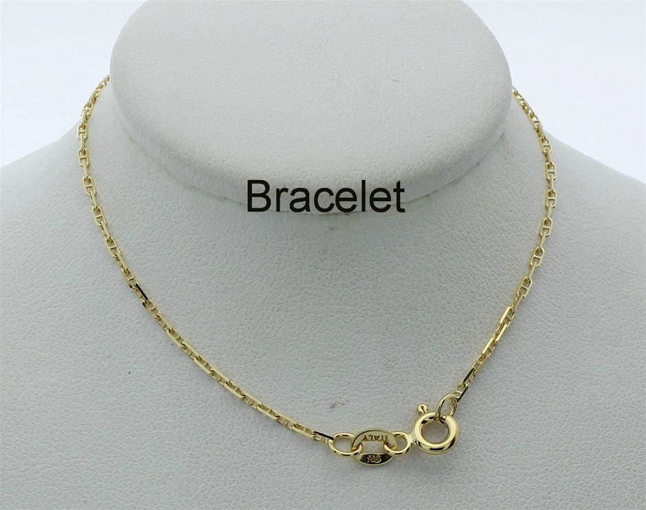 9K Italian Gold Bracelets