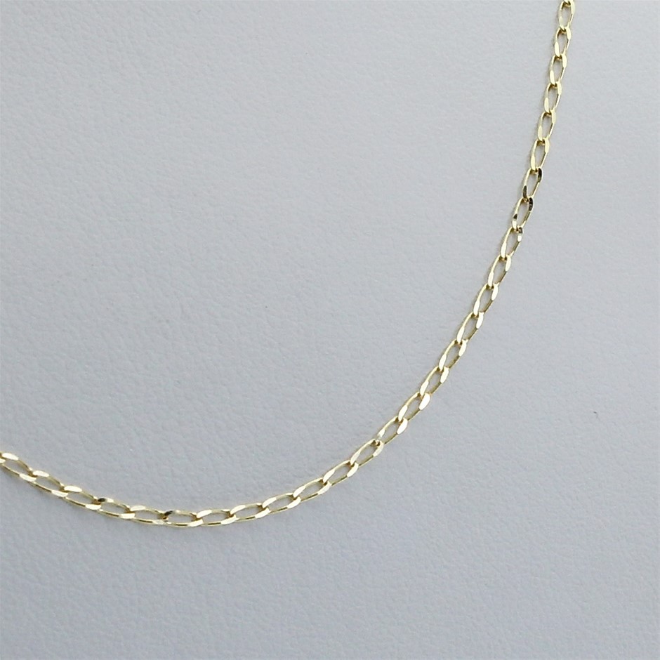 Genuine Italian 9 Karat yellow Gold 60 cm chain necklace (035GAD1+0)