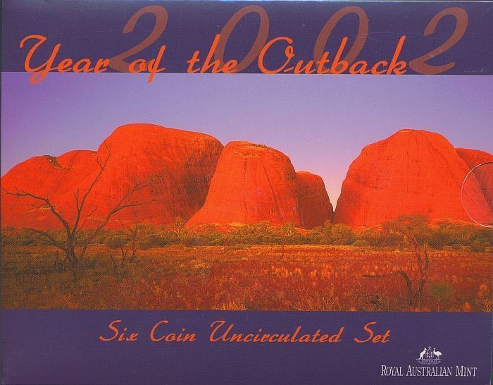 Australia: 2002 Uncirculated set, Year Of The Outback