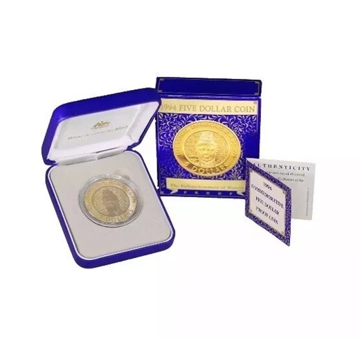 Australia 1994: The Enfranchisement Of Women $5 Proof Coin Pack. Ram
