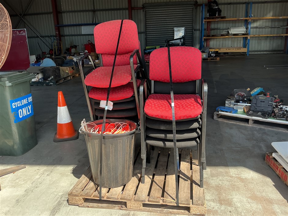 <p>Chairs & Safety Flags</p>