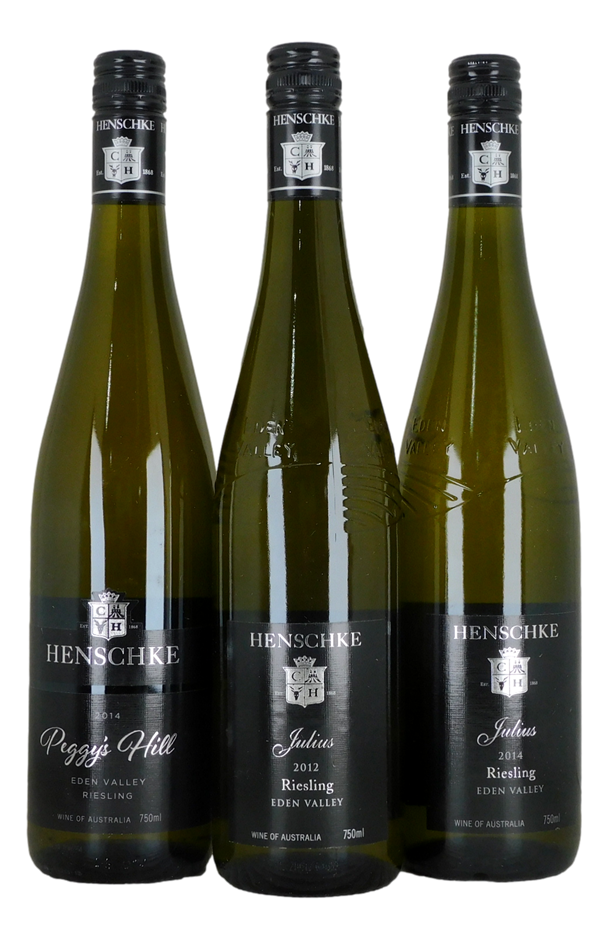 Henschke Julius & Peggys Hill Riesling  2012/2014 (3x 750mL)