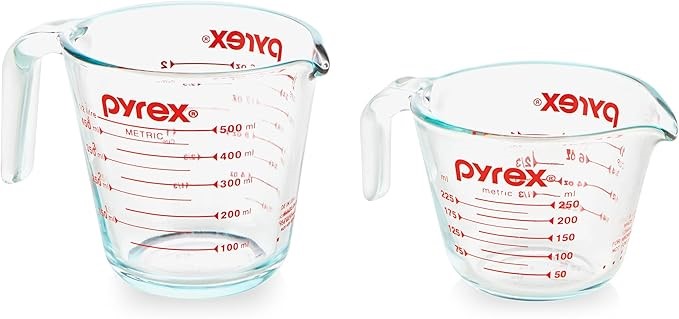 Pyrex Glass Measuring Cup (2-Piece Set)