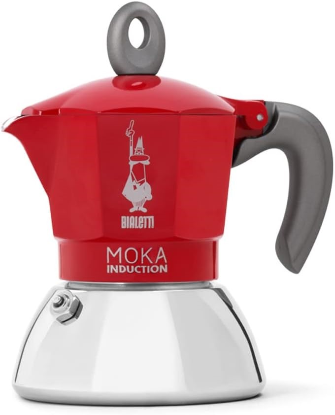 BIALETTI Moka Induction, Moka Pot, Suitable for all Types of Hobs, 2 Cups E